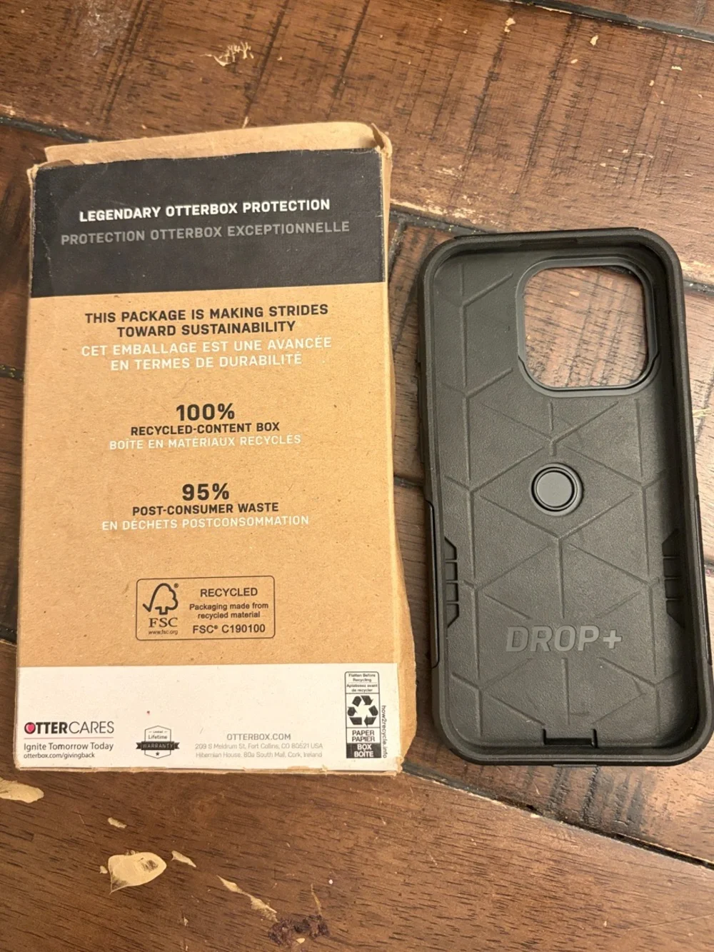 OtterBox Commuter Series iPhone 15 Pro Case - Black